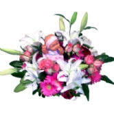 Ho� Geldin BebekK�z bebek do�umu i�in lilyum ve mevsim �i�ekleriyle yayvan cam tabakta haz�rlanm�� bebekli arajman