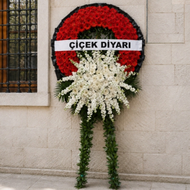 K�rm�z� Beyaz Cenaze �elengi