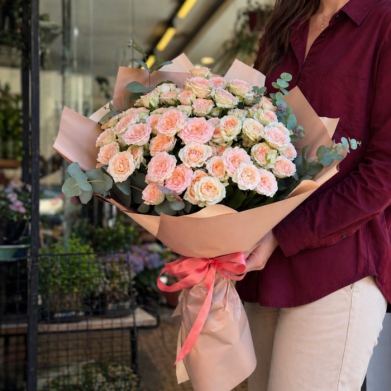 �akay�k G�l Buketi � Somon Tonlar�nda �zel Tasar�m G�l Buketi